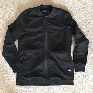 Figs Bellery Black Scrub Jacket XXS